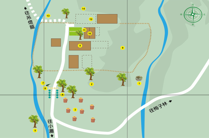 Forest Village: Tourist Map of Kop Tong